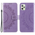 Flip case for Realme C35, Mandala, blue