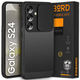 Case for Samsung Galaxy S24, ERBORD CamProtect Slide Camera, black