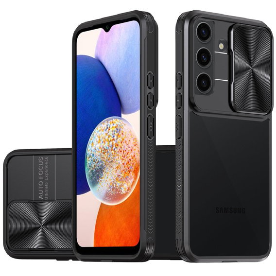 Case for Samsung Galaxy A14 4G/5G, Slide Camera, black