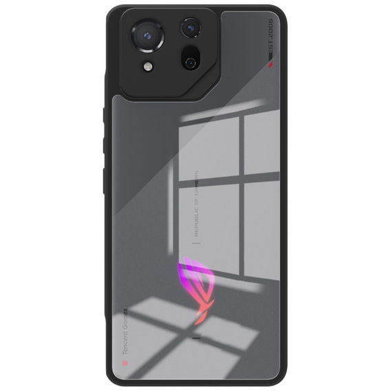 IMAK Case for ASUS ROG Phone 8 Pro, UX-9A Series, transparent / black