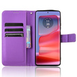 Flip case for Motorola Edge 50 Pro, Wallet Smart Magnet, purple