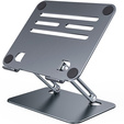 Laptop stand up to 17 inches, steel ERBORD P89, grey