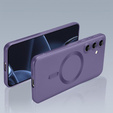Case for Samsung Galaxy A36, ColorMag, for MagSafe, purple + 9H tempered glass