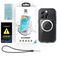 IP68 Waterproof Case for iPhone 16 Pro, SHELLBOX MagSafe, black