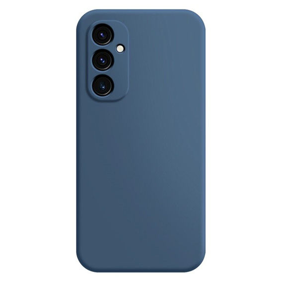 Case for Samsung Galaxy M55 5G, Silicone Lite, dark blue