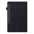 Case for Samsung Galaxy Tab S10 FE+ Plus, Classic, with space for stylus, black