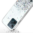 Case for Realme C31, Glittery, transparent