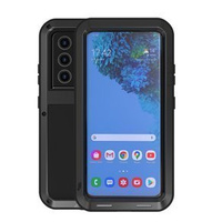 Love Mei Case for Samsung Galaxy S21 Ultra, armored without glass, black