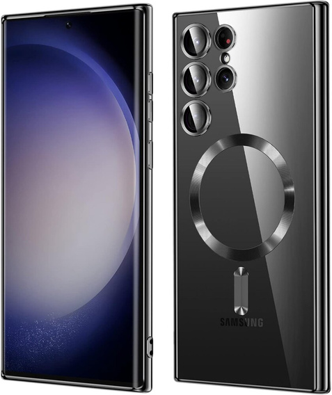 Case for Samsung Galaxy S23 Ultra, MagSafe Hybrid, black