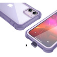 Case for iPhone 11, Dexnor Full Body Rugged, transparent / purple