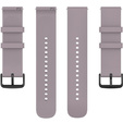 Silicone strap 20mm, Violet/Black Buckle