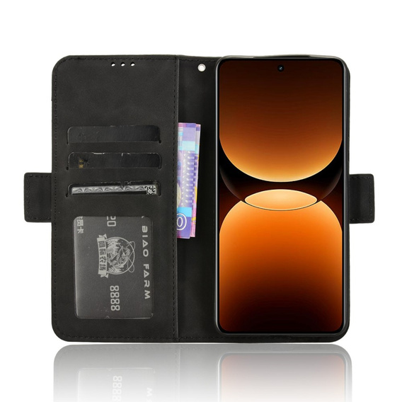 Flip case for Realme GT 7 Pro, Card Slot, black