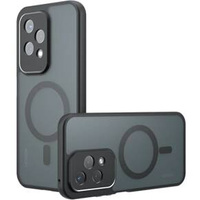 Case for Honor 200 Lite, Fusion Hybrid, for MagSafe, black