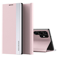 Flip case for Samsung Galaxy S23 Ultra, Side Magnetic, pink