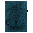 Flap case for Lenovo Tab P12, flower, blue