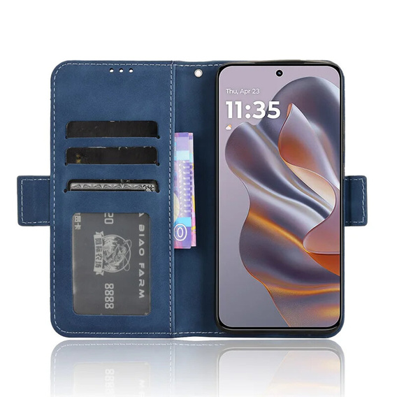 Flip case for Motorola Edge 50 Neo / Motorola ThinkPhone 25, Card Slot, dark blue