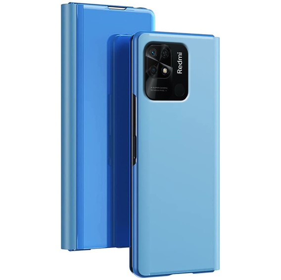 Case for Xiaomi Redmi 10C, Clear View, blue