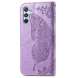 Flip case for Samsung Galaxy A56, Butterfly, purple