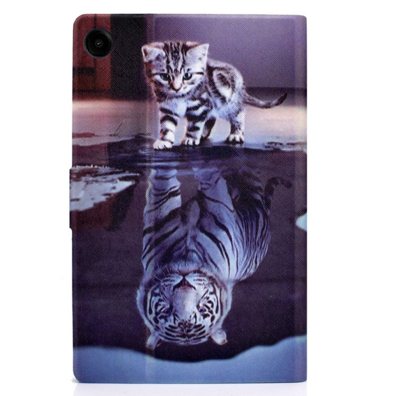 Case for Samsung Galaxy Tab A9+ X210 / X215 / X216B, cat and tiger