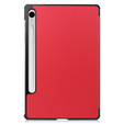 Case for Samsung Galaxy Tab S9 FE, Tri-fold, red