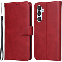 Flip case for Samsung Galaxy A54 5G, Leather Wallet, red