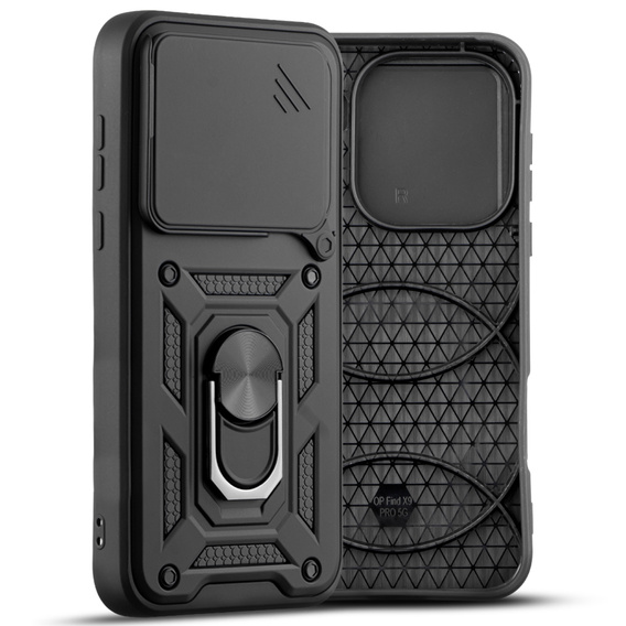CamShield Slide armoured case with camera cover and ring for Oppo Find X9 Pro