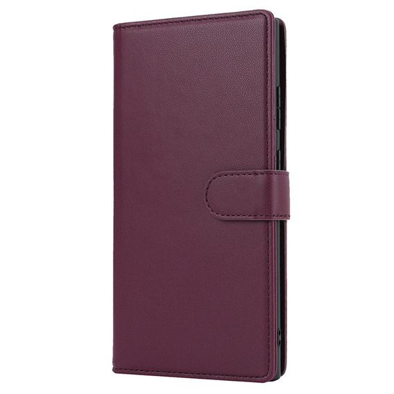 Flap case for Samsung Galaxy S23 Ultra, Wallet, for MagSafe, maroon