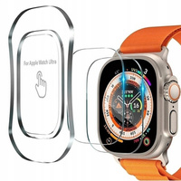 2x Tempered Glass with ERBORD mounting frame for Apple Watch Ultra 1/2/3 49mm