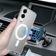 Case for Samsung Galaxy S25 Edge, Fusion Hybrid, for MagSafe, transparent