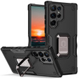 Case for Samsung Galaxy S22 Ultra 5G, Dual-Layer Armor, black