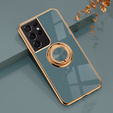 Case for Samsung Galaxy S22 Ultra, Electro Ring, grey