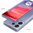 Case for Motorola Edge 50 Pro 5G, Fusion Hybrid, transparent