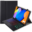 Bluetooth Touchpad Illuminated Keyboard Case for Lenovo Idea Tab 11" / Tab K11 11" (2 gen.), black