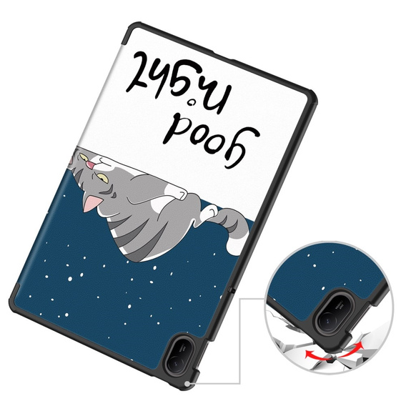 Case for Huawei MatePad SE 11 2024, Smartcase, cat