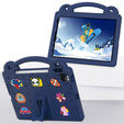Children's case for iPad Air 10.9" 2022/2020 (5/4 gen.) / Pro 11" 2022/2021/2020 (4/3/2 gen.), Cute Patterns, with stand, dark blue