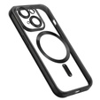 Case for iPhone 14 Plus, Electro MagSafe, black + Screen Glass