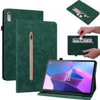 Case for Lenovo Tab P11 Gen 2, Wallet Pen Slot, green