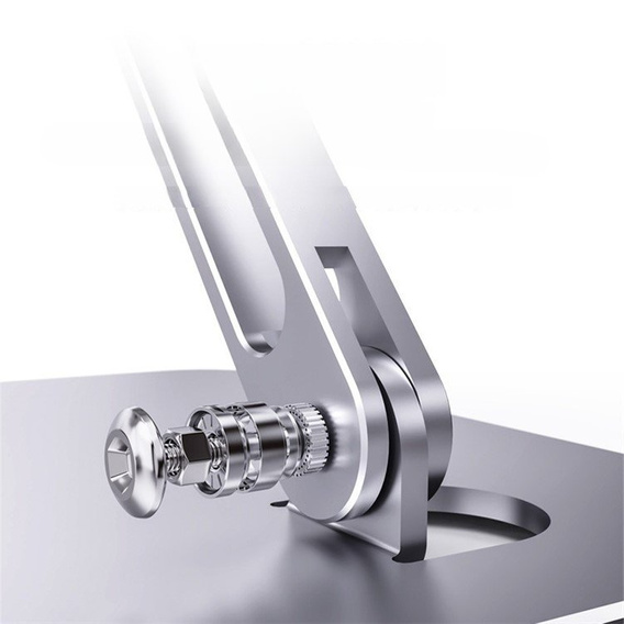 Laptop stand up to 17 inches, steel ERBORD P89, grey