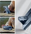 Armored case for Samsung Galaxy S24 FE, Dexnor Full Body (Two Frames), dark blue