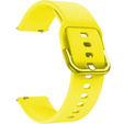 22mm Silicone strap with buckle for Huawei Watch GT / Watch GT2 - Yellow