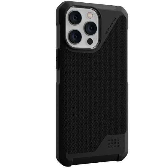 Urban Armor Gear Case for iPhone 14 Pro Max, Metropolis LT MagSafe Fibr Armr, black