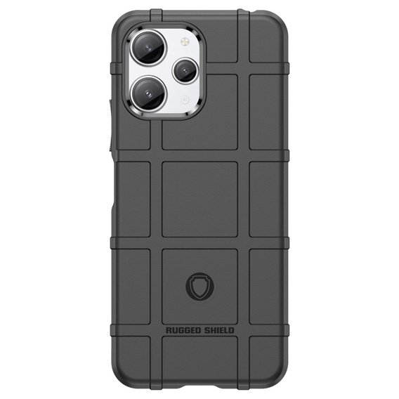 Case for Xiaomi Redmi 12 4G, Rugged Shield, black