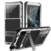 Case for Samsung Galaxy S22 Ultra, R-JUST, armoured, silver