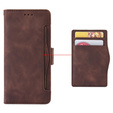 Flip case for Honor 70 5G, Card Slot, brown