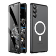 Magnetic Dual Glass MagSafe case for Samsung Galaxy S24+ Plus, black