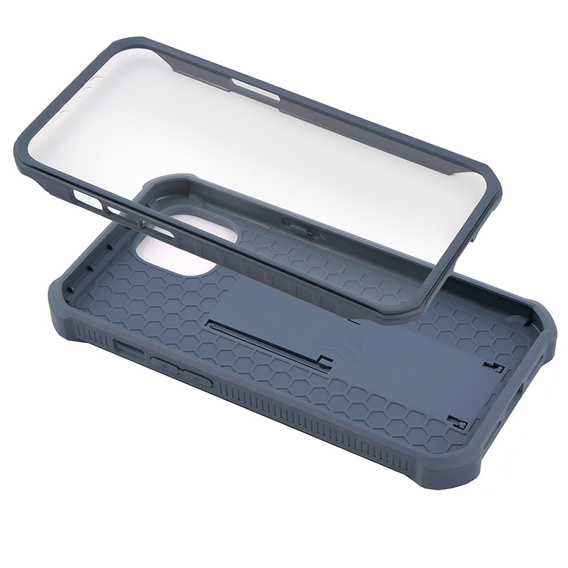 Armored case for iPhone 13 / 14, Dexnor Full Body, dark blue