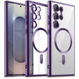 Case for Samsung Galaxy S25 Ultra, Electro MagSafe, purple + Screen Glass