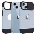ERBORD MagSafe Cam Slider Case, Blue + Screen Protector for iPhone 13 / iPhone 14