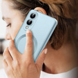 Case for Samsung Galaxy S25 Edge, ColorMag, for MagSafe, blue + 9H tempered glass