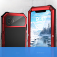 Armored case for iPhone 16E, R-JUST, red